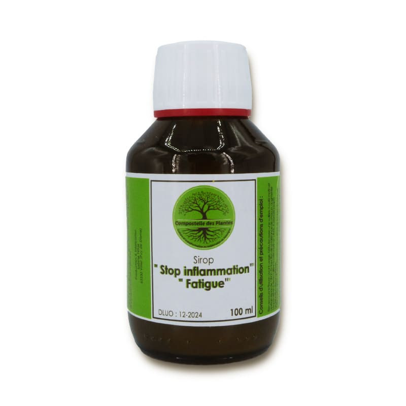 Sirop Stop Fatigue & Inflammation 100% Naturel - Compostelle des Plantes