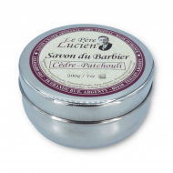 Savon du Barbier 200g "Cèdre Patchouli" 100% végétal - Le Père Lucien